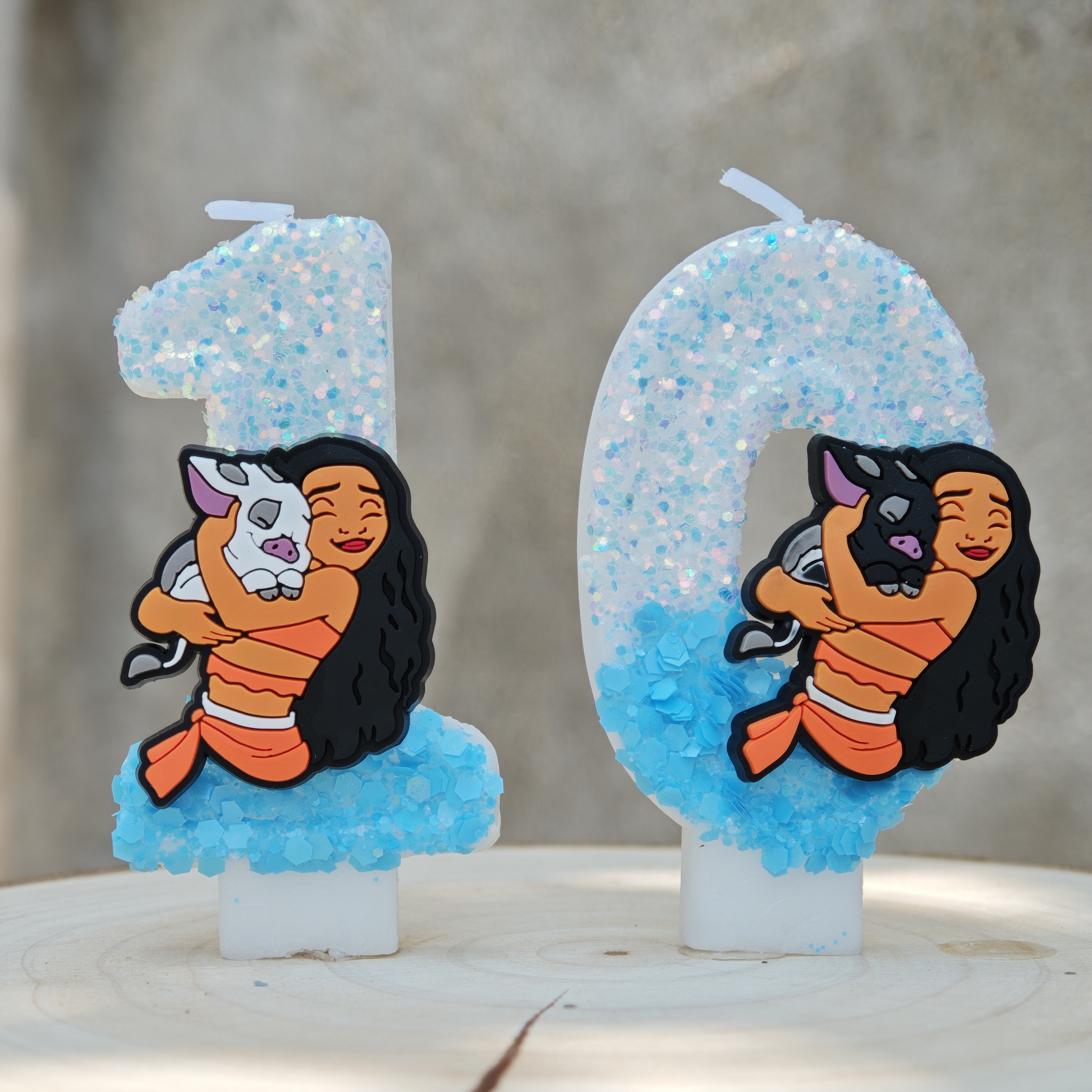 Zebra Candle Supplies - Cute Ocean Adventures Moana Candle Cartoon