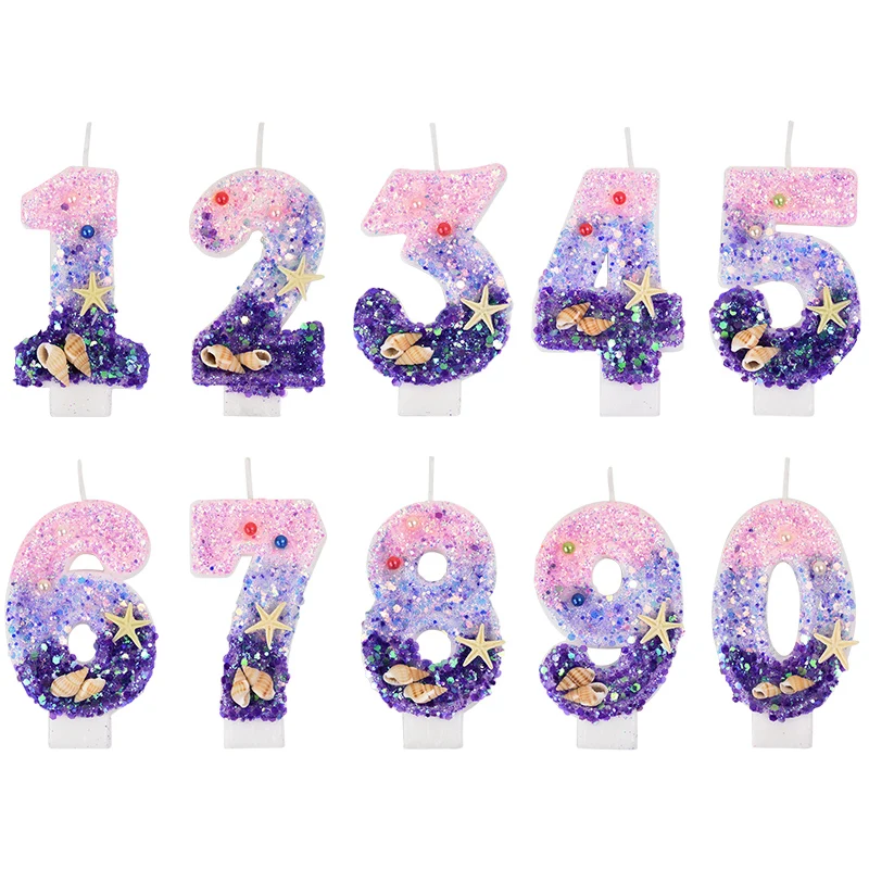 0-9 Number Gradient Candles Me - Zebra Candle Supplies 리뷰 및 가격