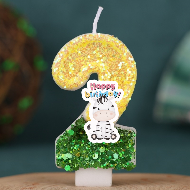 Forest Animal zebra Digital Ca - Zebra Candle Supplies 리뷰 및 가격