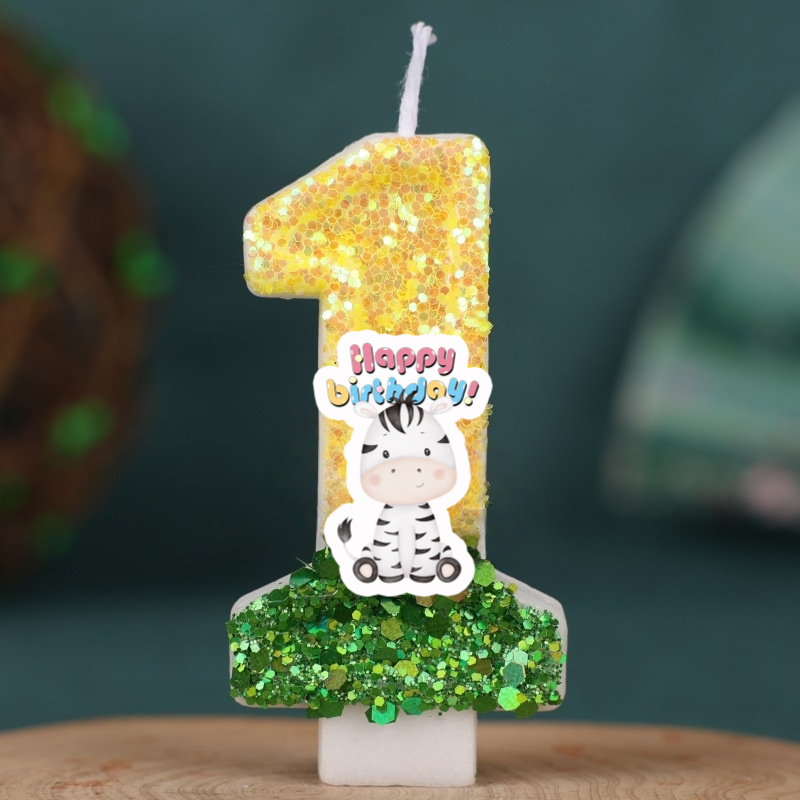 Forest Animal zebra Digital Ca - Zebra Candle Supplies 리뷰 및 가격