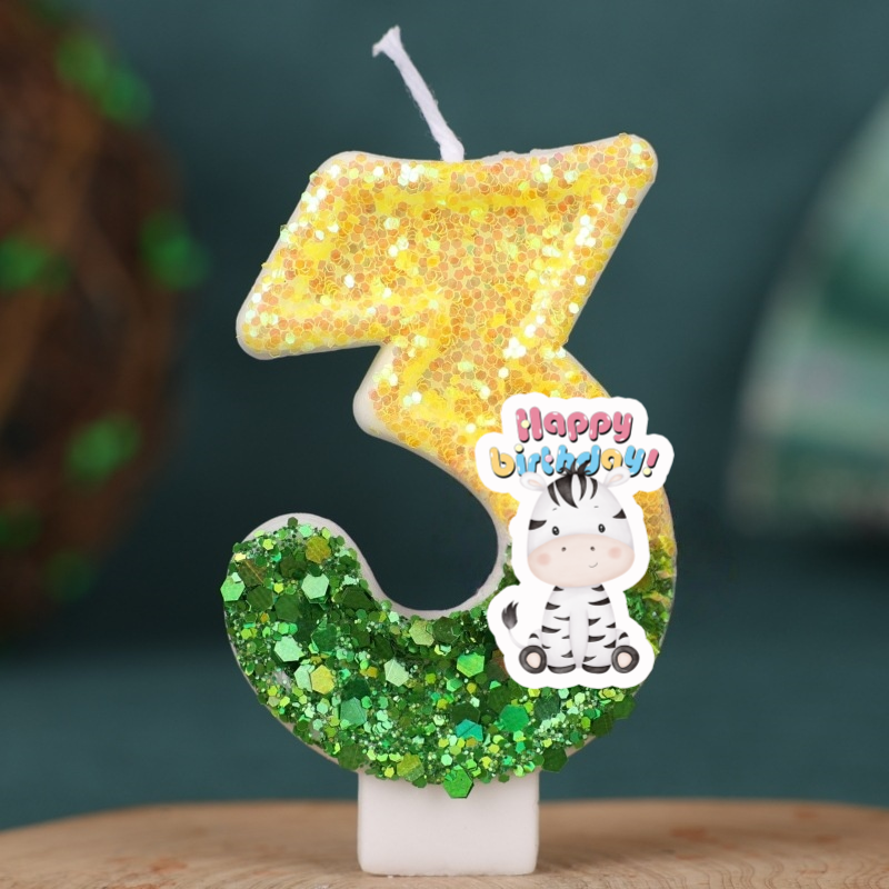Forest Animal zebra Digital Ca - Zebra Candle Supplies 리뷰 및 가격