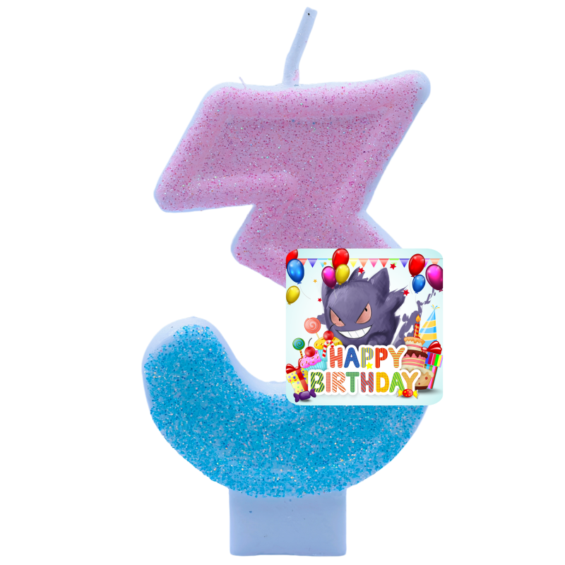 Pokemon Gengar Candles Themed  - Zebra Candle Supplies 리뷰 및 가격