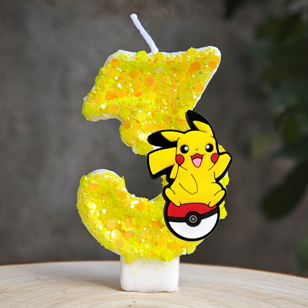 Pokemon Pikachu Candle Cartoon - Zebra Candle Supplies 리뷰 및 가격
